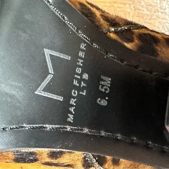 Marc Fisher new no box real fur ankle boots size 6.5