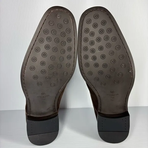 Marc Joseph Shoes Mens 10 Suede Leather Luxury Lace Up Career Office Business