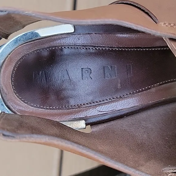 Marni Platform Slingback Sandals - Size 39.5