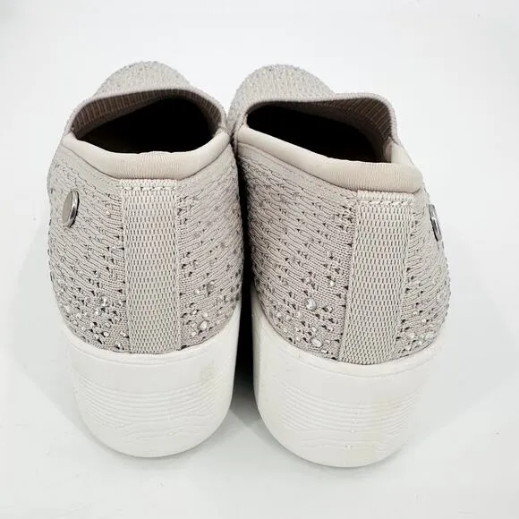 Martha Stewart x Skechers Collab Pier Lite Reflection Wedge Knit Shoe Size 6.5