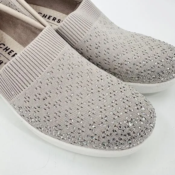 Martha Stewart x Skechers Collab Pier Lite Reflection Wedge Knit Shoe Size 6.5
