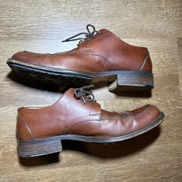 Martin Dingman Oxford Brown Lace Up Leather Shoes Men's Size 9M