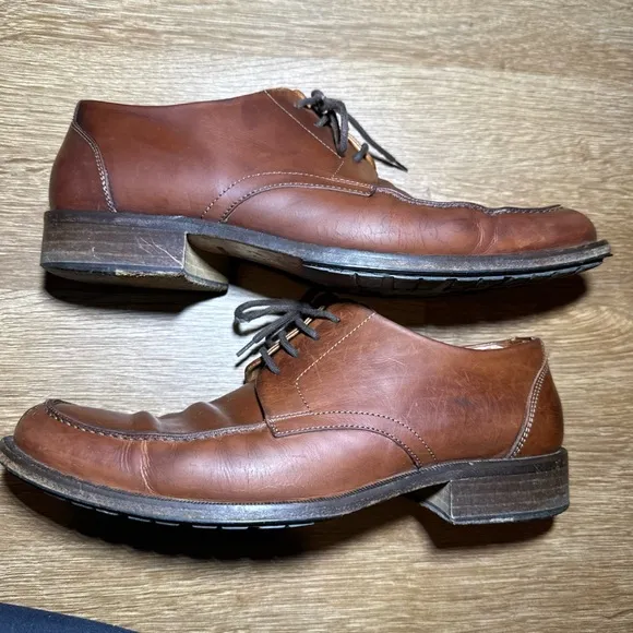 Martin Dingman Oxford Brown Lace Up Leather Shoes Men's Size 9M