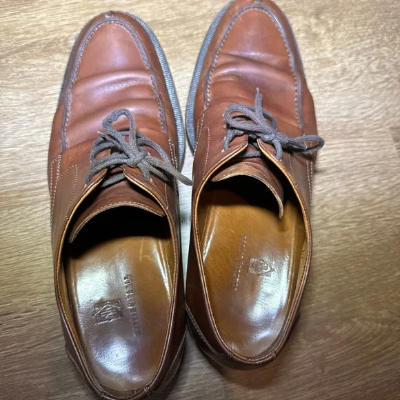 Martin Dingman Oxford Brown Lace Up Leather Shoes Men's Size 9M