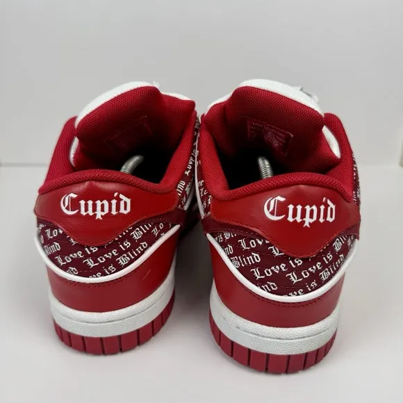 Mell The Artist &quot;Cupid Low&quot; Men's 11 Custom Sneakers Shoes Red Dunk