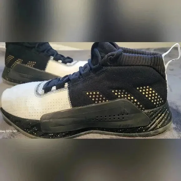 MENS 10, Adidas Damian Lillard Dame 5 G28821 'The Dream' Black Basketball Shoe