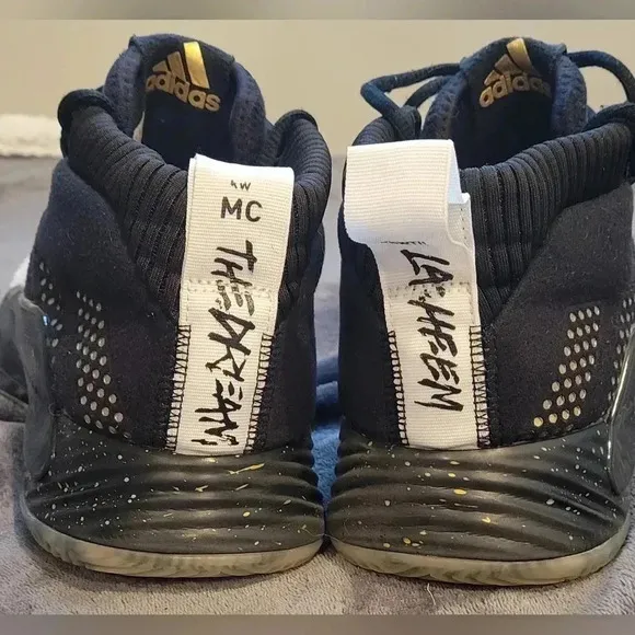 MENS 10, Adidas Damian Lillard Dame 5 G28821 'The Dream' Black Basketball Shoe