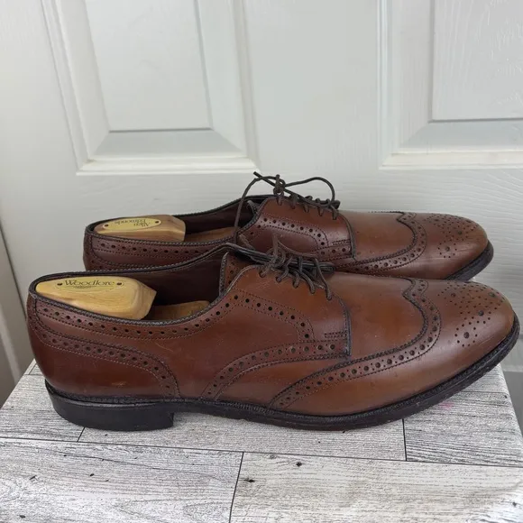 Men's Allen Edmonds Wingtip Shoes concord Model Size 12 aaa