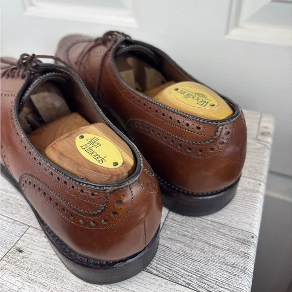 Men's Allen Edmonds Wingtip Shoes concord Model Size 12 aaa
