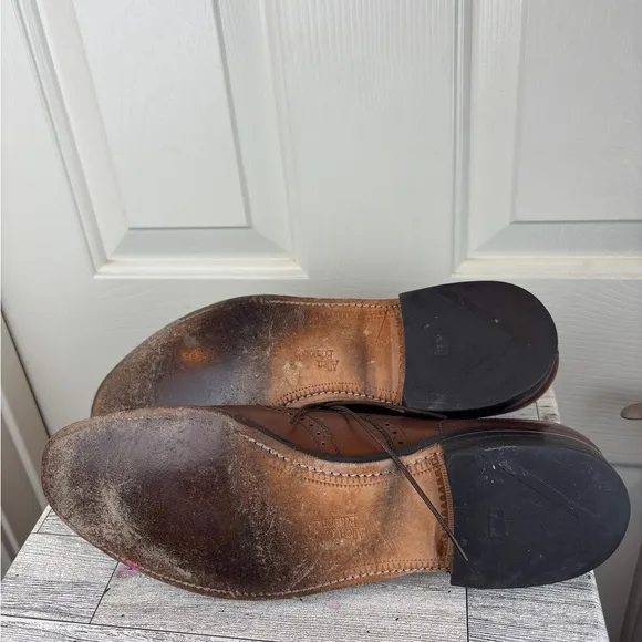 Men's Allen Edmonds Wingtip Shoes concord Model Size 12 aaa