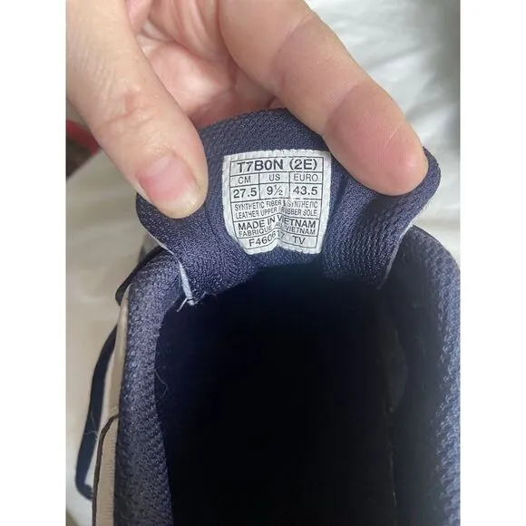 Men's Asics GT-1000 6 Running Shoes- Gray/Navy- Size‎ 9.5-Excellent Condition
