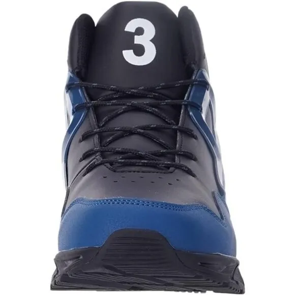 Men's High Top Athletic Sneakers, Stylish Roll-Cage Design, Blade Rubber Outsole