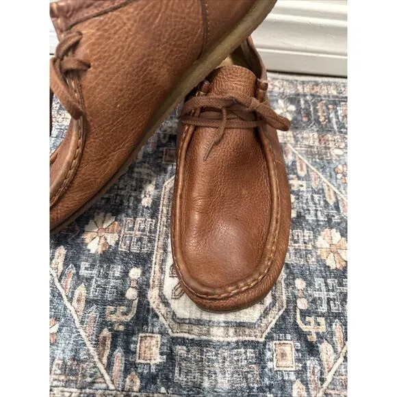 Men's HOMMES Originals Clarks Shoes Brown Leather Men’s Size 10.5 M