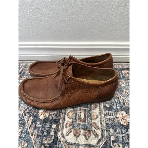 Men's HOMMES Originals Clarks Shoes Brown Leather Men’s Size 10.5 M
