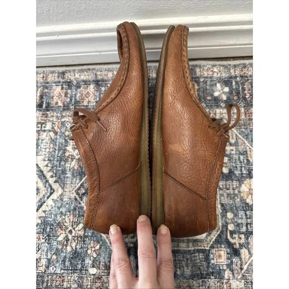 Men's HOMMES Originals Clarks Shoes Brown Leather Men’s Size 10.5 M