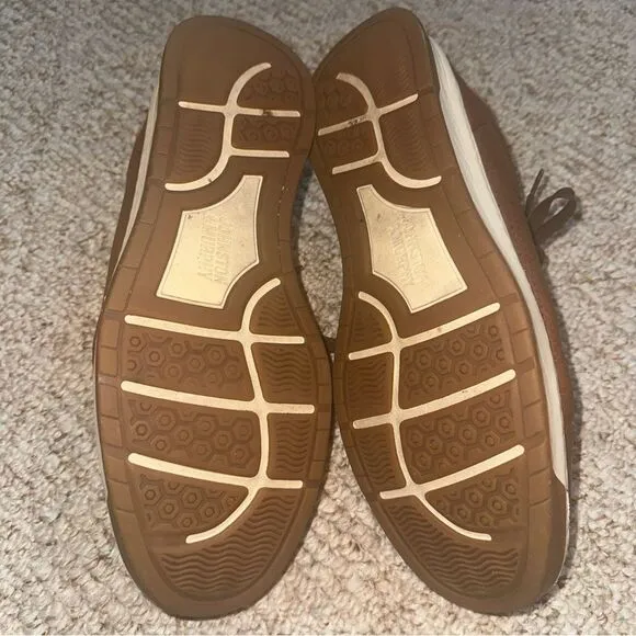 Men’s Johnston &amp; Murphy Tan Leather Shoes Sneakers size 10