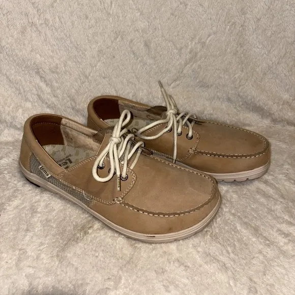 Men's Lems Shoes Loafers Boat Shoes Tan/Beige US Size 11.5