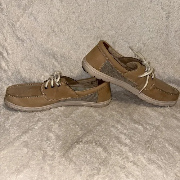 Men's Lems Shoes Loafers Boat Shoes Tan/Beige US Size 11.5