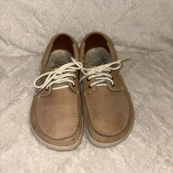 Men's Lems Shoes Loafers Boat Shoes Tan/Beige US Size 11.5