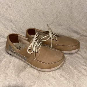 Men's Lems Shoes Loafers Boat Shoes Tan/Beige US Size 11.5