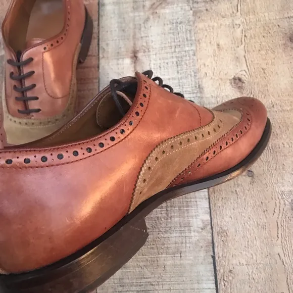 Mens Luca Falcone Dress Shoes size 9 1/2