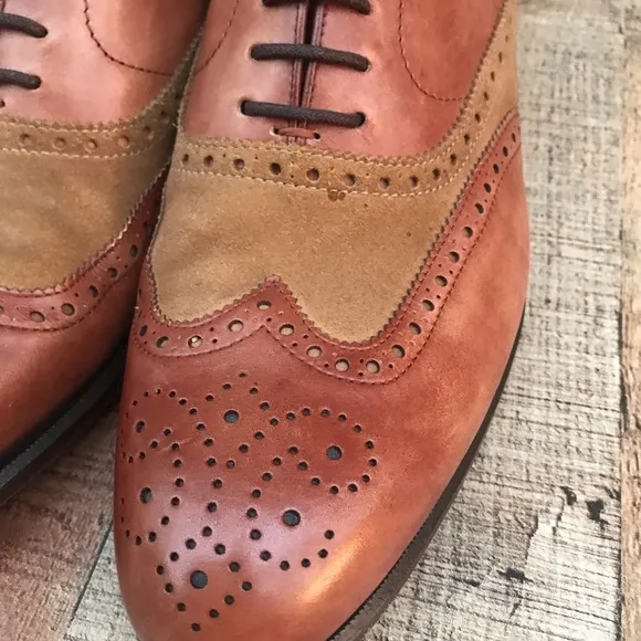Mens Luca Falcone Dress Shoes size 9 1/2