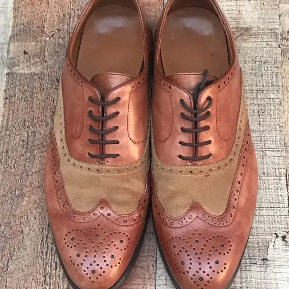 Mens Luca Falcone Dress Shoes size 9 1/2