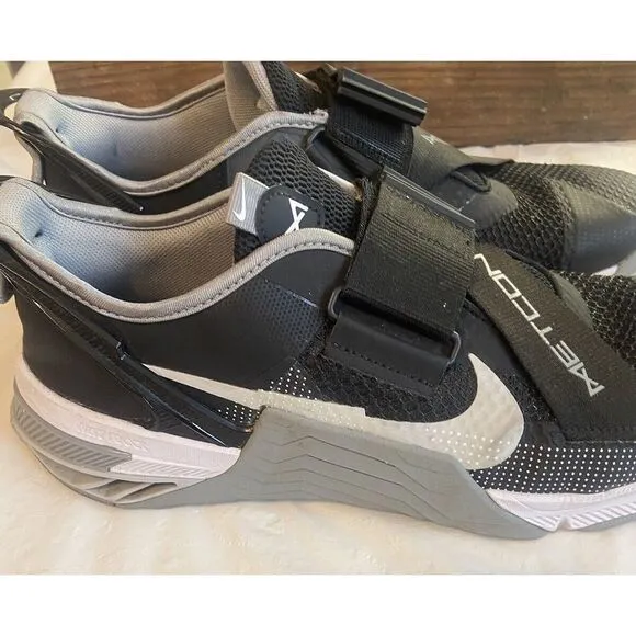 Men's Metcon 7‎ FlyEase Black Particle Gray Dh3344-010 Tennis Shoes-Size 12