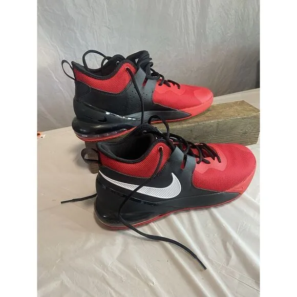 Men's Nike Air Max Impact University Red &amp; Black C11396-600- Size 13-Great Cond.