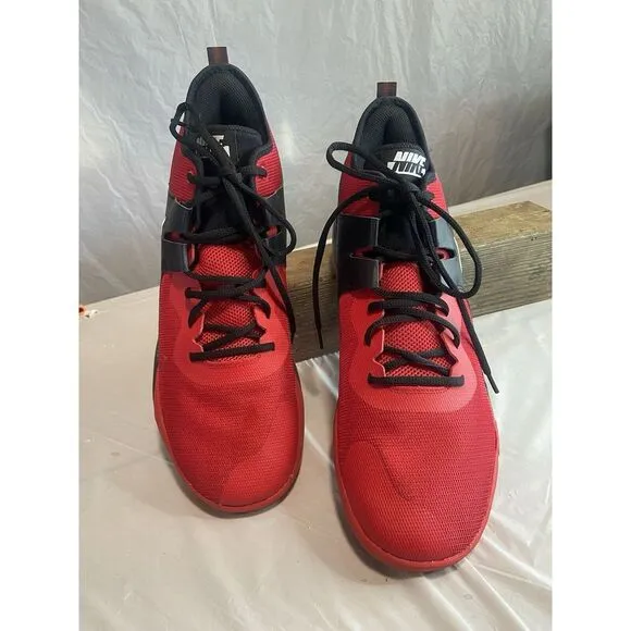 Men's Nike Air Max Impact University Red &amp; Black C11396-600- Size 13-Great Cond.