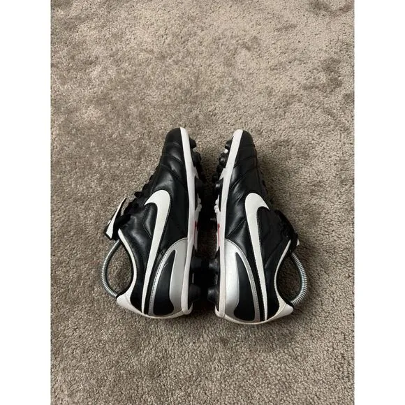 Mens NIKE TIEMPO MYSTIC II FG‎ Soccer Football Cleats Boots Black, Size US 7