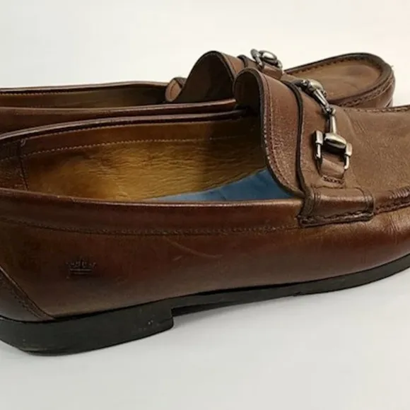 Men's Peter Millar Brown Leather Shoes Size 12