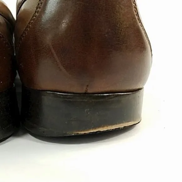 Men's Peter Millar Brown Leather Shoes Size 12