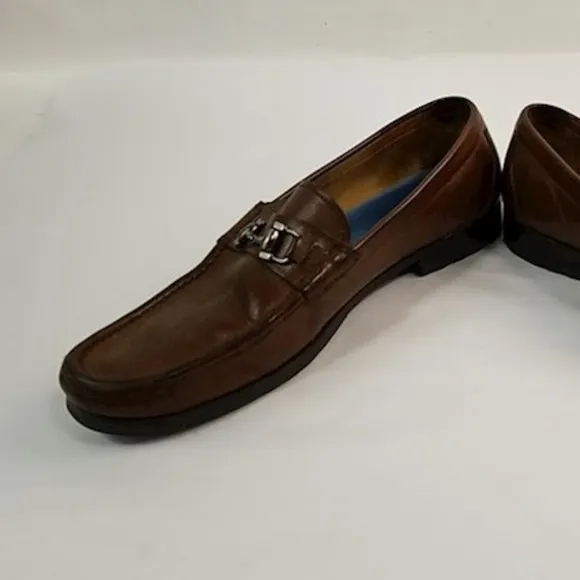Men's Peter Millar Brown Leather Shoes Size 12