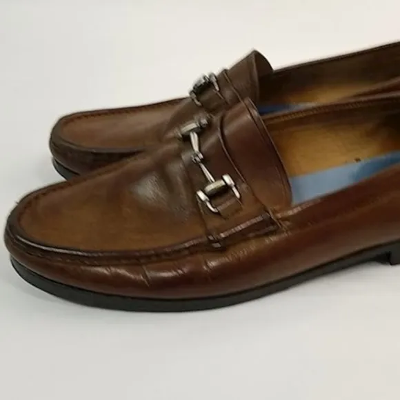 Men's Peter Millar Brown Leather Shoes Size 12