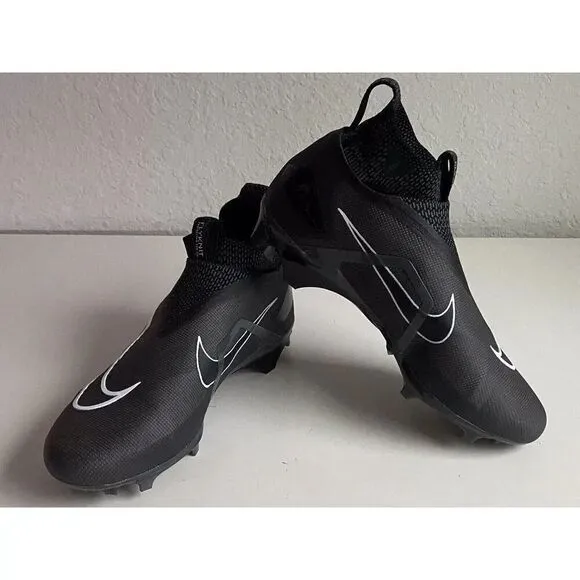 Men's  Sz 11.5 Nike Alpha Menace Elite 3 Black Football Cleats CT6648-010 NEW