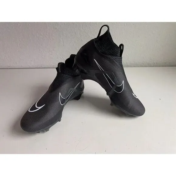 Men's  Sz 11.5 Nike Alpha Menace Elite 3 Black Football Cleats CT6648-010 NEW