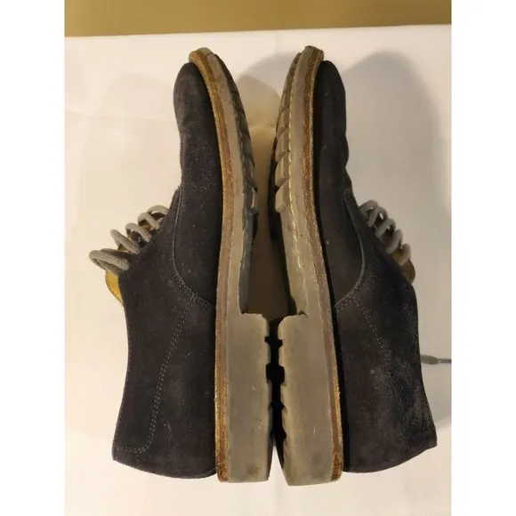 Men's UGG Collection Black Leather Shoes, Size 7.5, 1004617