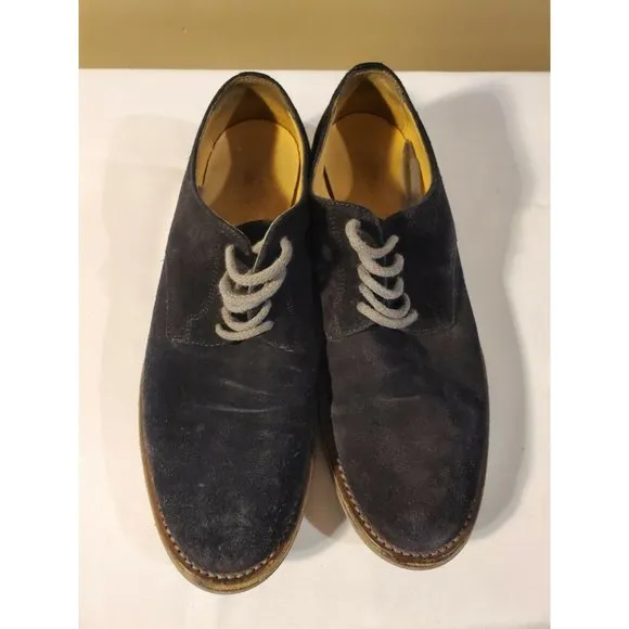 Men's UGG Collection Black Leather Shoes, Size 7.5, 1004617