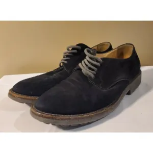 Men's UGG Collection Black Leather Shoes, Size 7.5, 1004617