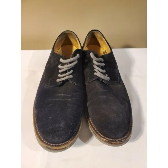 Men's UGG Collection Black Leather Shoes, Size 7.5, 1004617