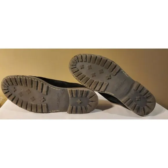 Men's UGG Collection Black Leather Shoes, Size 7.5, 1004617