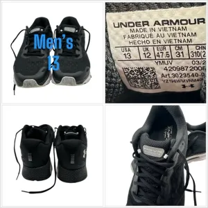mens Under Armour shoes 13 HOVR Infinite Running Sneaker Foam Comfortable Black