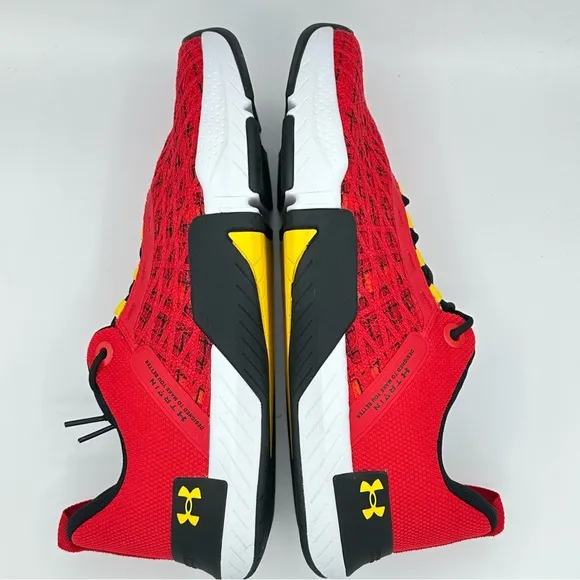 Men’s Under Armour TriBase Reign 5 3026909-600 University of Maryland  Size 11
