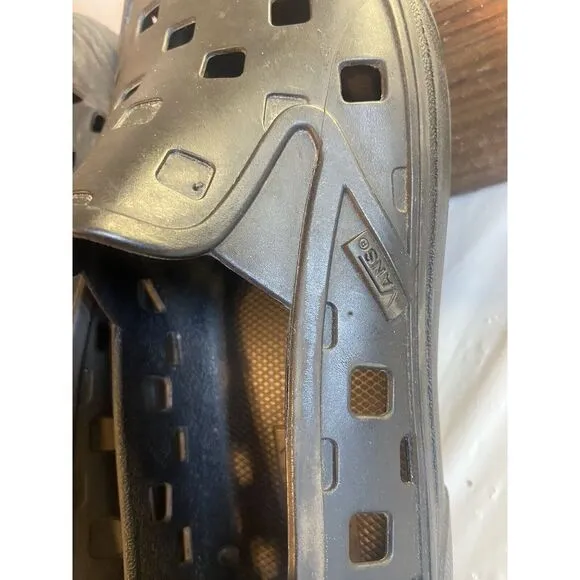 Men's Vans Trek Slip-On Black Plastic Shoes-Size‎ 9-The Activewear/Water Shoe