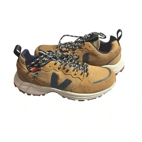 Men’s VEJA VENTURI RIPSTOP TENT NAUTICO tan &amp; navy athletic shoes sneakers sz 11