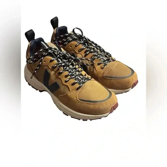 Men’s VEJA VENTURI RIPSTOP TENT NAUTICO tan &amp; navy athletic shoes sneakers sz 11