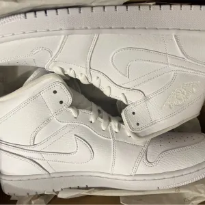 Men's White High-Top Sneakers