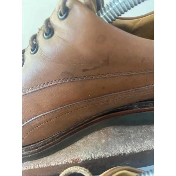 Mephisto Able Air Relax Goodyear Brown Welt Derby Lace-Up Leather Shoe- Size 10