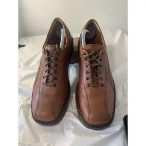 Mephisto Able Air Relax Goodyear Brown Welt Derby Lace-Up Leather Shoe- Size 10